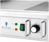 Płyta grillowa - 360 x 560 mm - gładka i ryflowana - 3000 W ROYAL CATERING 10012025 RCPG47-M